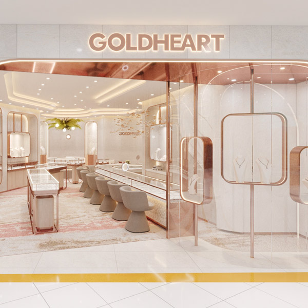 Seventeen Brand Agency retail store design management for Goldheart Jewellery